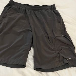 Men’s Nike charcoal grey unlined shorts